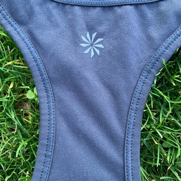 Athleta Striped Workout Exercise Tank Size S - Picture 4 of 6